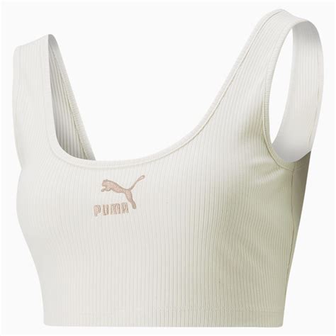 Classics Ribbed Womens Crop Top Puma Shop All Puma Puma