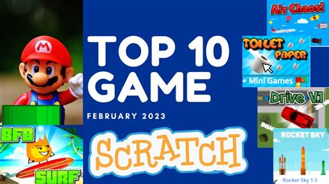 Top 10 Scratch Games Youtube