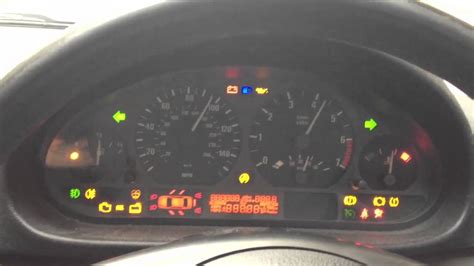 BMW 316 Ti E46 Dashboard Diagnostic Light Test YouTube