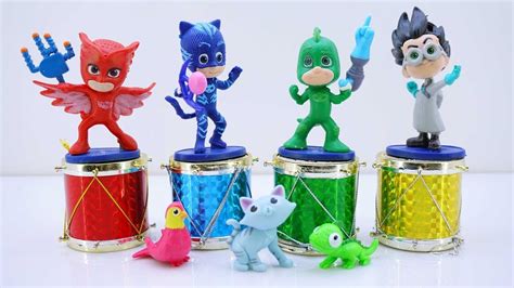 Colors For Children To Learn With Pj Masks And Drum Colours For Kids