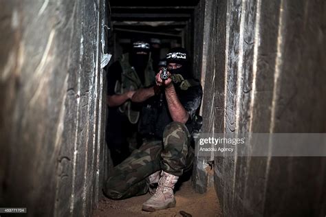 Armed Izz ad-Din al-Qassam Brigades, military wing of Hamas, deploy ...