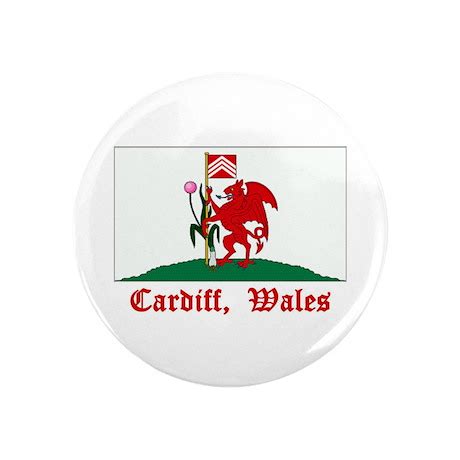 Cardiff Wales Flag Magnet by janetsgirl