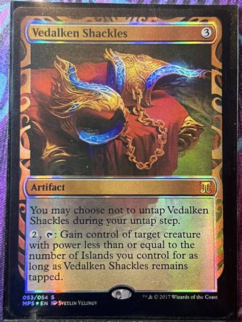 Vedalken Shackles MPS Foil Bootleg Mage