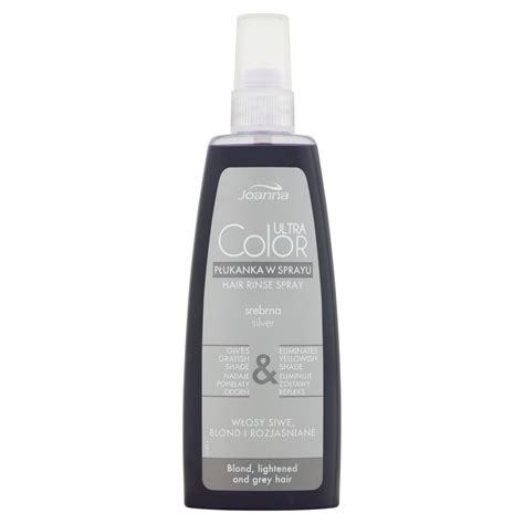 Joanna Ultra Color Płukanka w sprayu srebrna 150 ml Zakupy online z