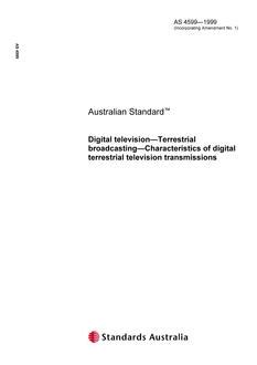 AS 4599-1999 – Most Currently Technical Standards