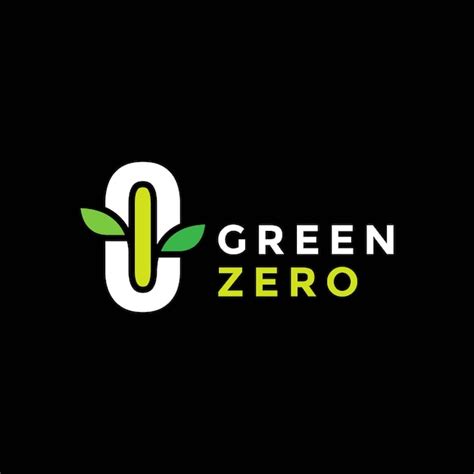 Premium Vector Green Zero Co2 Ecological Logo Design Vector Graphic