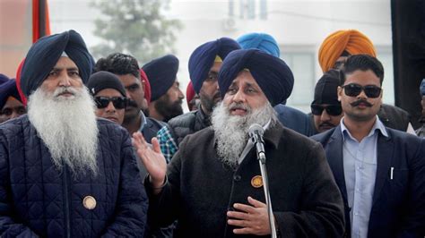 Bjp Out To Set Hindus Against Sikhs In Punjab Sukhbir Badal Latest