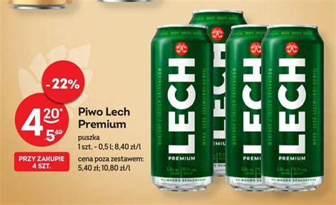 Promocja Piwo Lech Premium Ml W Abka