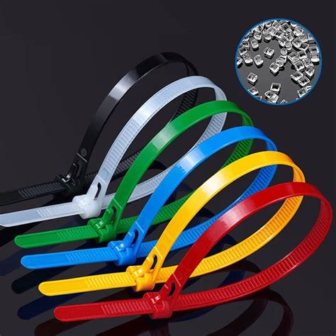 Reusable Cable Zip Ties Multicolor Cable Self Locking - Lulunami