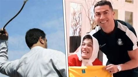 Cristiano Ronaldo Condenado Por Abrazar A Una Mujer A Latigazos En