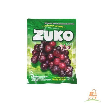 Refresco ZUKO 10u X 13g Uva Isla360