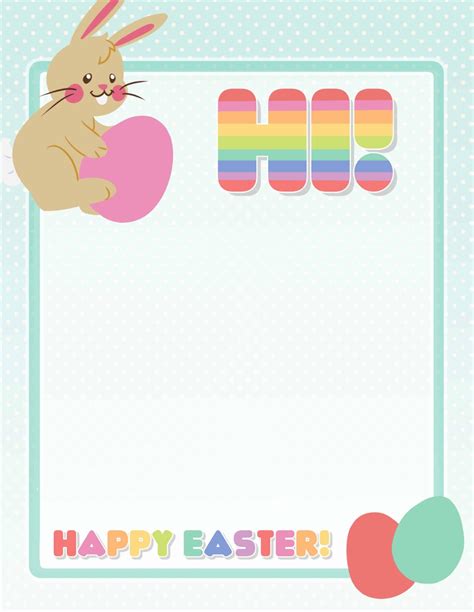 Free Editable Easter Letter