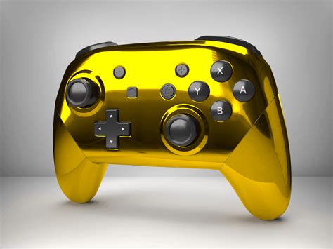 Golden Nintendo Switch Pro Custom Wireless Controller Ubicaciondepersonascdmxgobmx