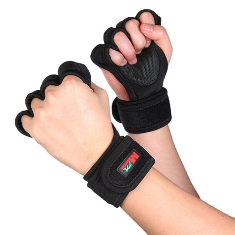 Luvas de levantamento de peso pulso Wraps Gloves Proteção da aptidão