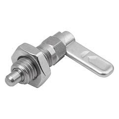 Cam Action Indexing Plunger Stainless Steel With Hexagon Form B Norelem