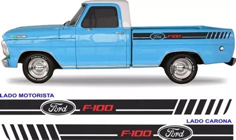 Faixas Laterais Ford F X Adesivos Ca Amba Par