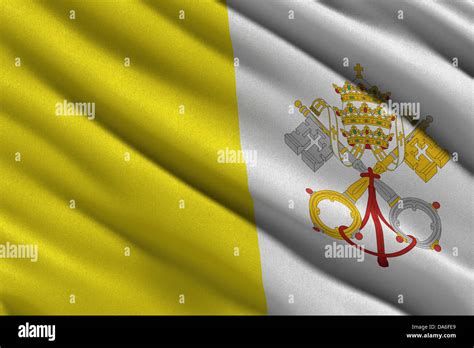 Flag Of The Vatican City State Stock Photo Alamy