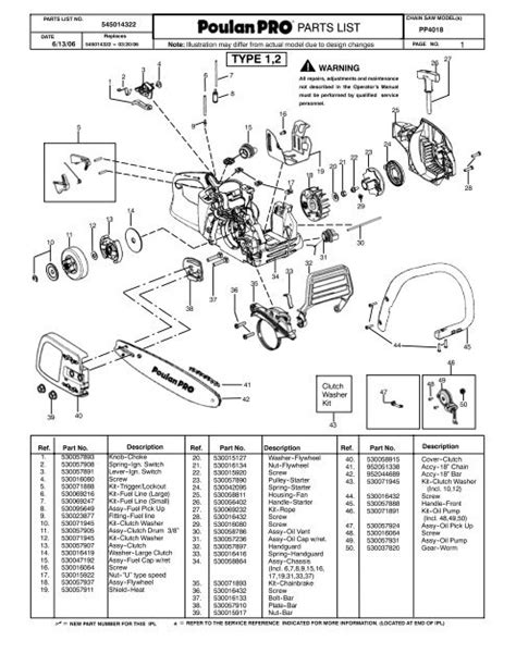 Poulan Pro Chainsaw Carburetor Diagram