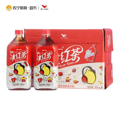 统一 冰红茶（柠檬味红茶饮料）1l 8瓶 整箱装第二件半价 爆料电商导购值得买 一起惠返利网