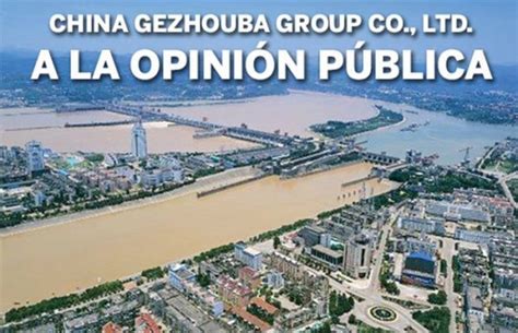 China Gezhouba Group Co Ltd A La OpiniÓn PÚblica