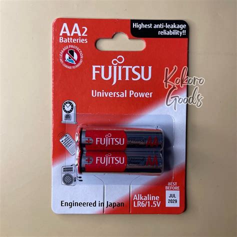 Fujitsu AA Double A Alkaline Battery For Instax Film Camera