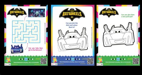 batwheels coloring pages - In The Playroom