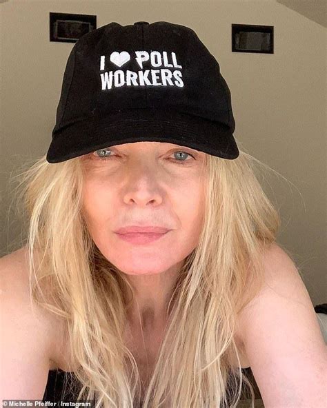 Michelle Pfeiffer Shows Off Her Very Toned Arms In A Tank Top