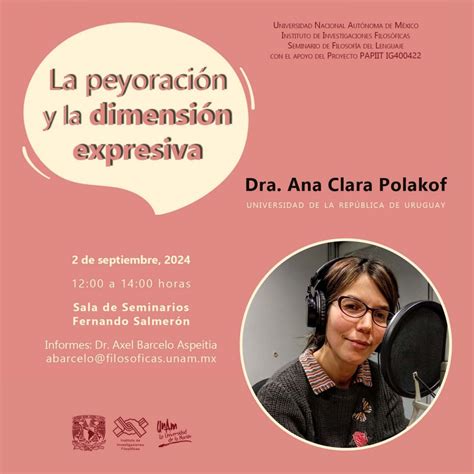 Conferencia La Peyoraci N Y La Dimensi N Expresiva Investigaciones