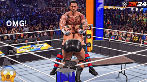 Wwe K Cm Punk Vs Drew Mcintyre No Holds Barred Match At