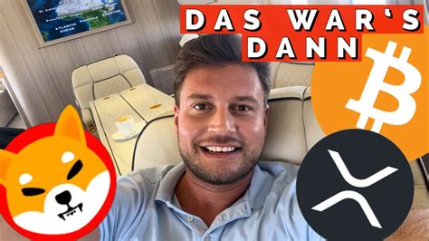 Bitcoin 🔴 Das War‘s Dann ️shiba Inu Kurs Und Xrp Analyse Youtube