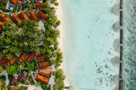 Aerial Shot of Resort Near the Beach · Free Stock Photo