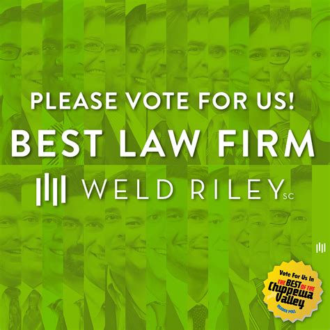 Weld Riley Nominated For Best Law Firm Of The Chippewa Valley Weld Riley