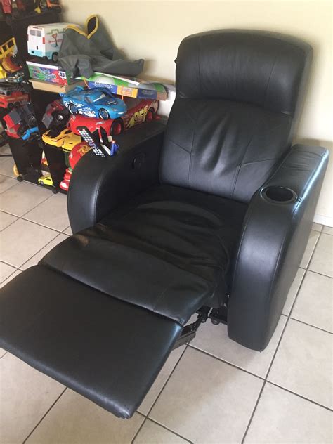 Black Leather Lazy Boy Recliner With Beer Holder For Sale In Fullerton Ca Offerup