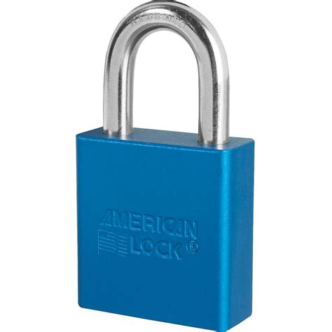 American Lock A1265blu Solid Body Padlock