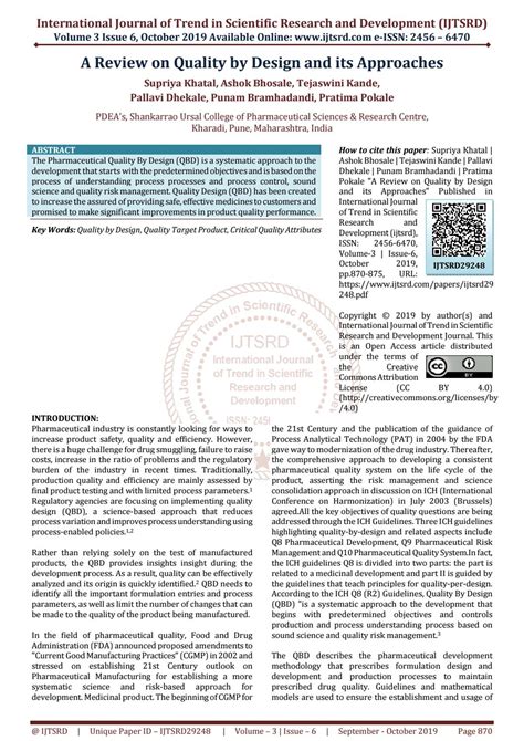 What Is Quality By Design In Pharmaceutical Industry Design Talk