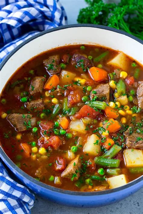 Vegetable Beef Soup Recipe Beef Vegetable Soup Beef Soup Beef