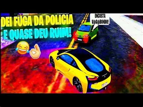 A POLÍCIA QUASE LEVOU MINHA BMW I8 MAS DEMOS FUGA DE GUINCHO E QUASE