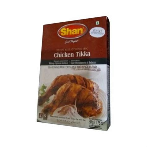 Shan 50 G Chicken Tikka Masala Packaging Paper Box At Rs 498pack In