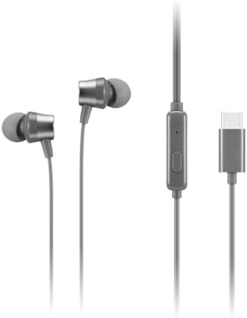 Lenovo 300 Auriculares USB C intrauditivos con Cable micrófono en