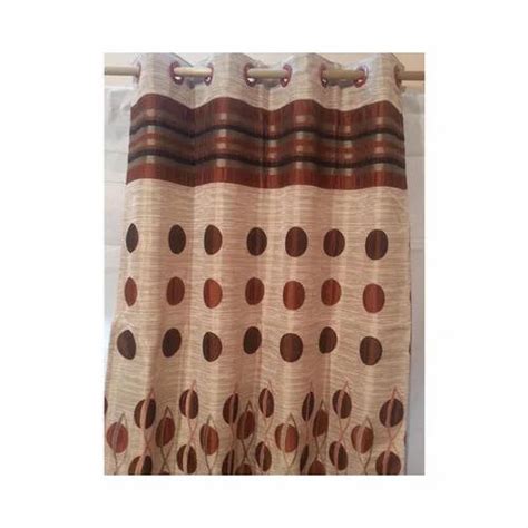 Polyester Printed Decorative Window Curtain Size X Feet And X