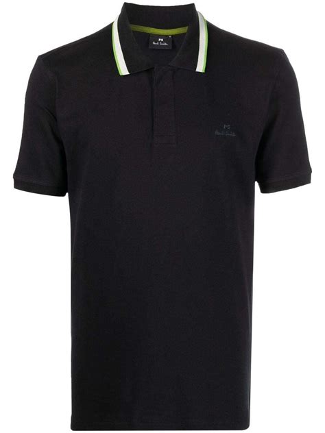 Paul Smith Logo Embroidered Polo Shirt Editorialist