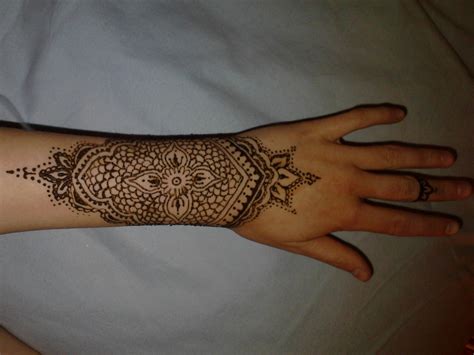 Wrist Henna · A Henna Tattoo · Creation by Louise A.