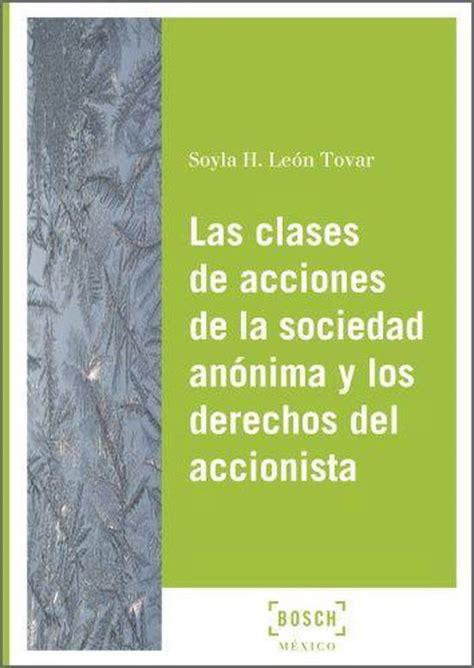 Las Clases De Acciones De La Sociedad An Nima Y Los Derechos Del