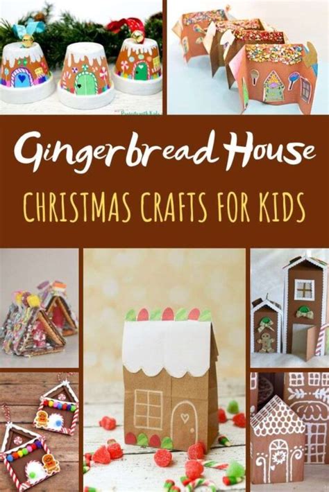 Easy Gingerbread House Crafts For Kids Red Ted Art Kids Crafts