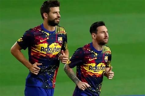 Barcelona Messi Allegedly Called Pique Judas For Plotting To Get Him To Leave Barcelona Marca