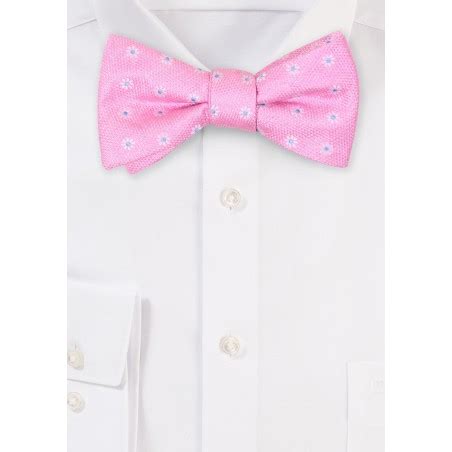 Pink Mens Bow Tie Pink Bow Tie With Blue Foulards Bows N Ties