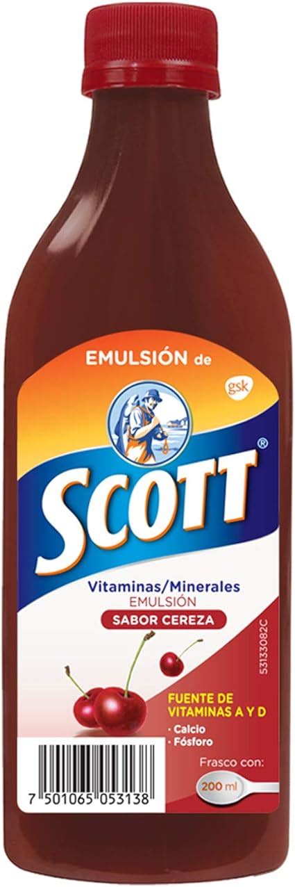 Emulsion De Scott Multivitam Nico Cereza Ml Amazon Br