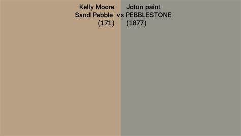 Kelly Moore Sand Pebble Vs Jotun Paint Pebblestone Side By