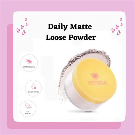 Jual Emina Daily Matte Loose Powder 20g Bedak Tabur Shopee Indonesia