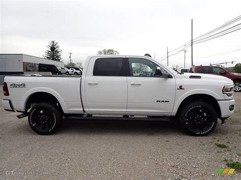 Bright White 2020 Ram 2500 Laramie Crew Cab 4x4 Exterior Photo
